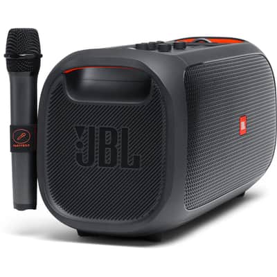 JBL PartyBox On-The-Go Portable Karaoke Party Bluetooth Speaker with Wireless Microphone (Pair) image 6