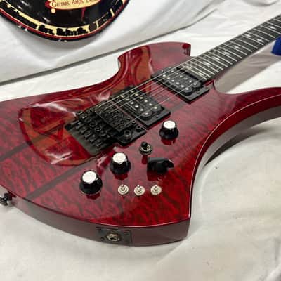 B.C. Rich Mockingbird ST Electric Guitar - Transparent Red image 17