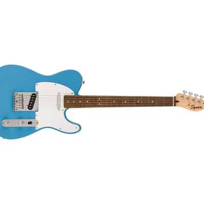 Used Squier Sonic Telecaster Electric Guitar - California Blue w/ Laurel FB image 6