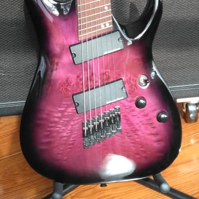 Harley Benton FanFret-7 TPB DLX guitar image 1