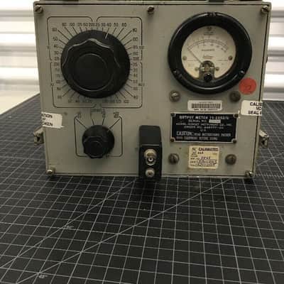 Vintage US Army TS-585 C/U Audio Output Level Meter, With Lid #2 image 4