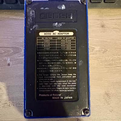 Boss CS-2 Compression Sustainer (Black Label) 1981 - 1989 - Blue image 2
