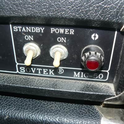 Sovtek MIG 50 Head & Cab 1990's - Black image 3