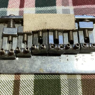 Vintage 1960s 1970s Japan Hardtail Stratocaster Guitar Bridge, Tokai? image 1