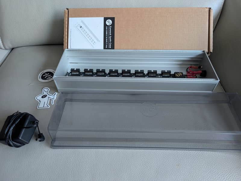 ALM/Busy Circuits CS001 3u 84hp Eurorack synth case with decksaver and power adapter image 1