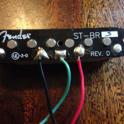 Fender SCN ST-BR Samarium Cobalt Noiseless Bridge pickup Aged White image 1