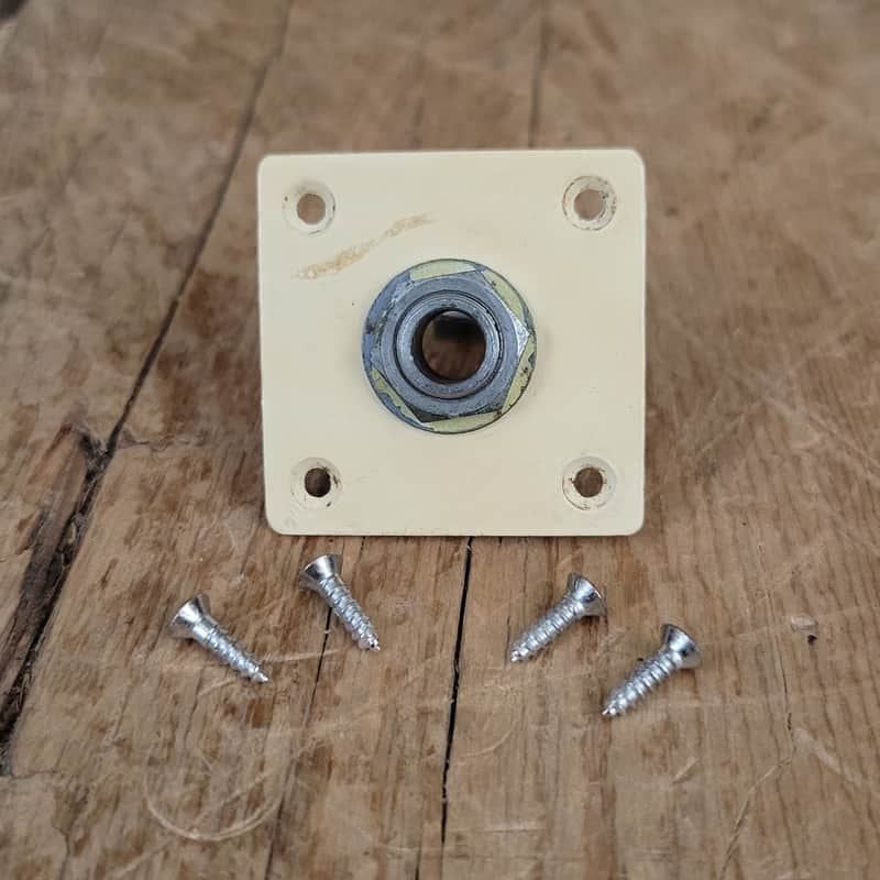 Gibson Les Paul Burst 1958 1959 1960 Output Jack Plate, Jack, Washer, Nut, Screws image 1