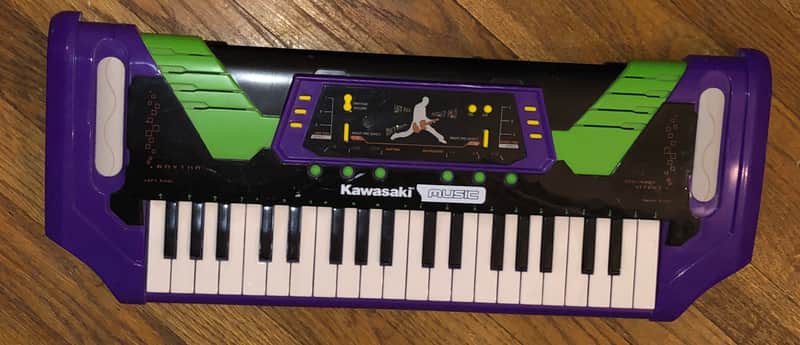 Kawasaki Toy Keyboard with mic input and effects 90s, designed in Houston TX image 1