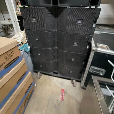 JBL (12) JBL VTX-V20 LINE ARRAY W/ TRANSPORTCART AND CROWN AMPS 2018 image 2