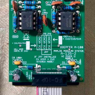 Doepfer A-135-2V Quad VCA / VC Mixer 2010s - Black image 3