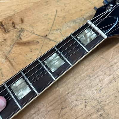 Global EA200 1970s Cherry Red Hollow-Body Electric Guitar image 5