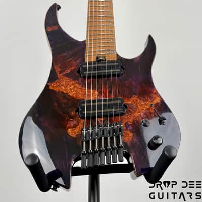 Legator Ghost X7F Multiscale Headless 7-String Electric Guitar w/ Bag - Magma image 8