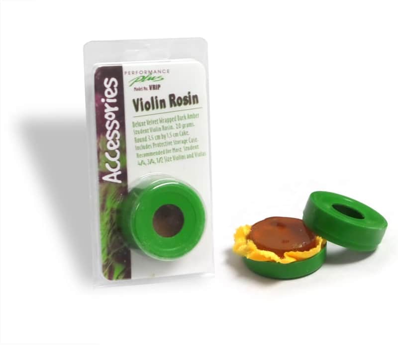 Performance Plus Violin, Viola and Cello Rosin with Plastic Case (VR1P), Amber image 1