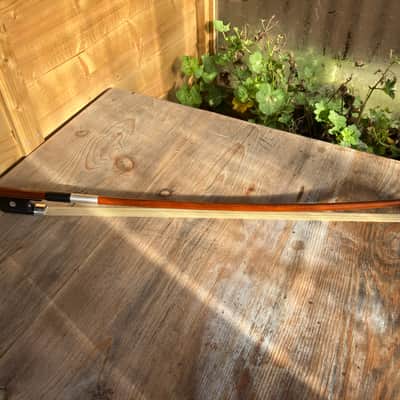Double Bass French Bow - Pernambuco - Otto Spengler - Amazing Balance image 15