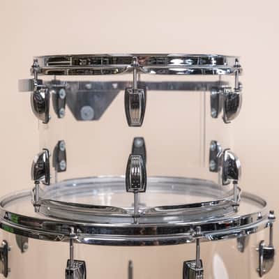 Ludwig Vistalite Clear Drum Set 16x22 8x12 9x13 and 16x16 image 20
