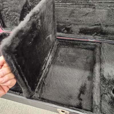 ESP  F Bass case - Black tolex. ESP and LTD special Forrest shape image 3