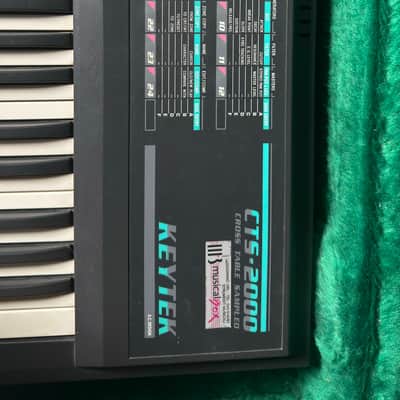Siel Keytek CTS 2000 ultra rare Crosstable Synth + Original Case + Cartridge (SERVICED) 1986 image 12