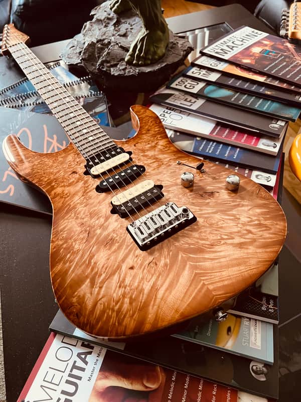 Suhr Modern Natural Waterfall Burl image 1