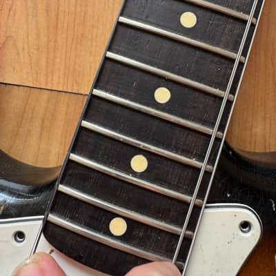 Lefty Strat Neck genuine Brazilian Rosewood image 19