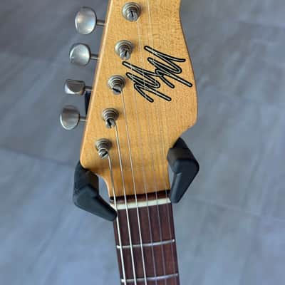 Mario Martin Model S Strat Guitar (Brazilian Rosewood Fretboard) 2023 - Firemist Silver Relic image 8