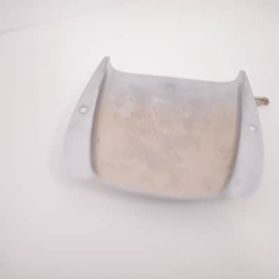 1973 Vintage Fender Jazz Bass F-Logo BRIDGE COVER Chrome JBass Guitar Original 1970's 1971 1972 1974 1975 1976 1977 1978 1979 image 3