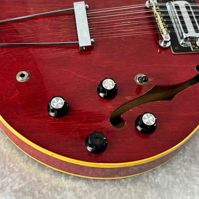 Vintage 1967 Gibson ES-335-12 ES-335-TDC-12 12 string guitar in red w/ case image 14