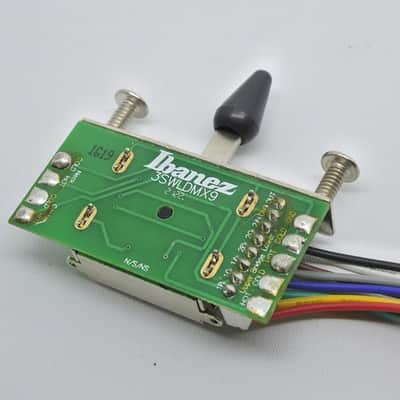 Ibanez Dynamix Switch 5 ways W/Alter Switch 3SWLDMX9 for 9 Channels H-S-S Configuration | Ibanez AZ Prestige Switch | image 5