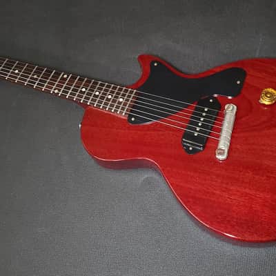 1955 Gibson Les Paul Junior Cherry; Factory Kalamazoo Refin w/Case image 11