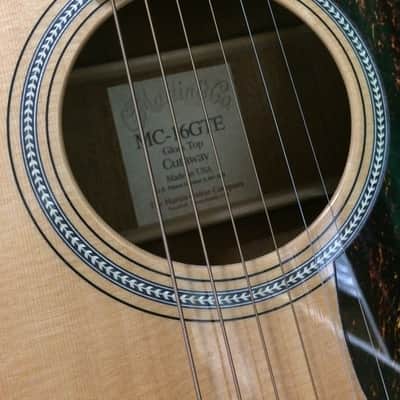 2003 Martin MC-16GTE Natural Gloss Top Acoustic-Electric Guitar image 5