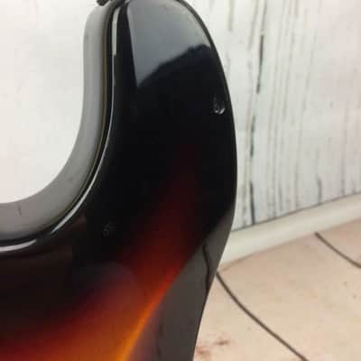 Elevation 1/2 Size 6 String Electric Guitar Sunburst Fully Serviced and Set Up image 6