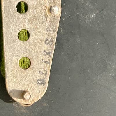 Vintage Fender Mustang Pickguard - Loaded with 2 switches - 1970s image 3