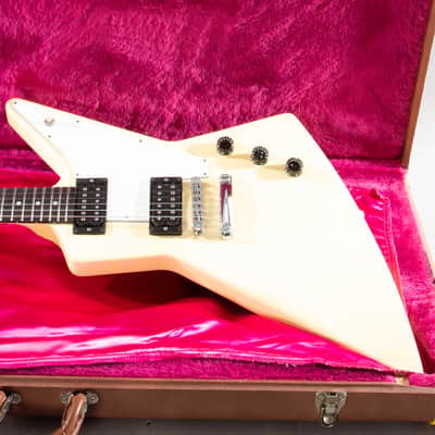 1997 Gibson Explorer ’76 Reissue – Classic White | Original Case | Vintage Patina image 1