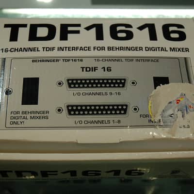 Behringer TDF1616 16-Channel TDIF Interace for Behringer Digital Mixer image 1