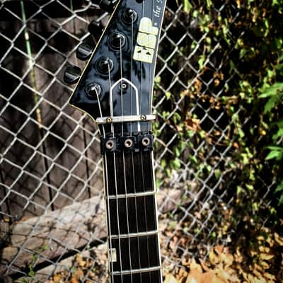 ESP Mirage Deluxe : 1987-88 era, Dayglow, Ebony, Lawsuit Headstock image 5