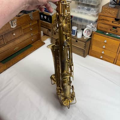 C.G. Conn CHU BERRY ALTO SAXOPHONE 1927 - Gold Plated image 8