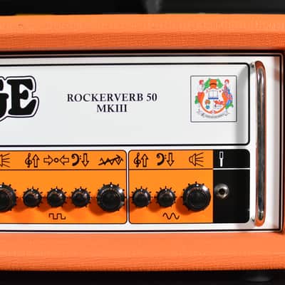 Orange Rockerverb 50 MK III 2-Channel 50-Watt Guitar Amp Head 2014 - Present - Orange image 5
