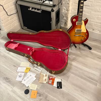 FLAME TOP!!! 2025 Gibson Custom Shop Murphy Lab '59 Les Paul Standard Reissue Ultra Light Aged - Factory Burst 2025 image 5