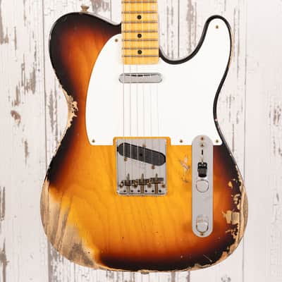 Fender Custom Shop LTD '58 Telecaster - Heavy Relic Faded Aged Chocolate 3-Tone Sunburst image 1