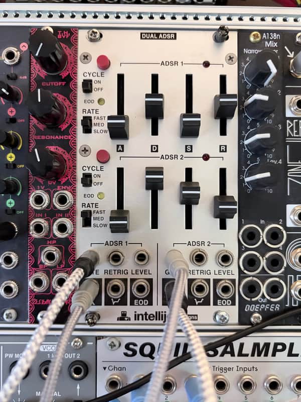 Intellijel Dual ADSR Eurorack Synth Module 2015 - 2018 - Silver image 1