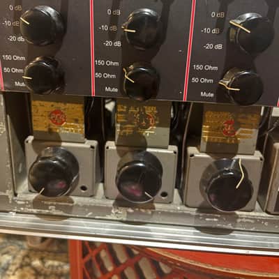 Three RCA BA11A Tube Preamps Racked W/Spare Module image 3
