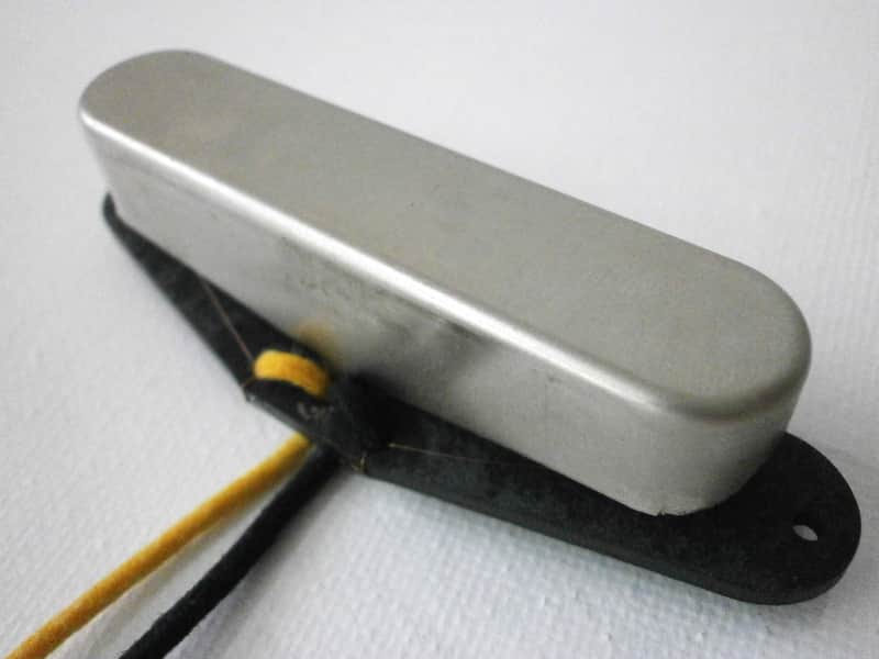 Telecaster HOT NECK Pickup 9kOhm RAW NON-PLATED COVER Vintage Tele Guitar CUSTOM Nocaster Broadcaster Q Pickups image 1