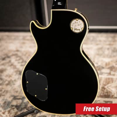 Gibson Custom Shop 1968 Les Paul Custom Reissue Electric Guitar - Ebony with Hardshell Case image 2