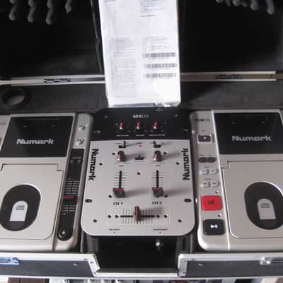 Numark Fusion 111 Package: MX05 DJ Mixer & TCD05 CD Players with Case image 1