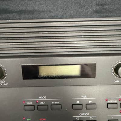 Vintage Yamaha TG33 Tone Generator Made in Japan 1990 - Black with AC Adapter and Manual image 5