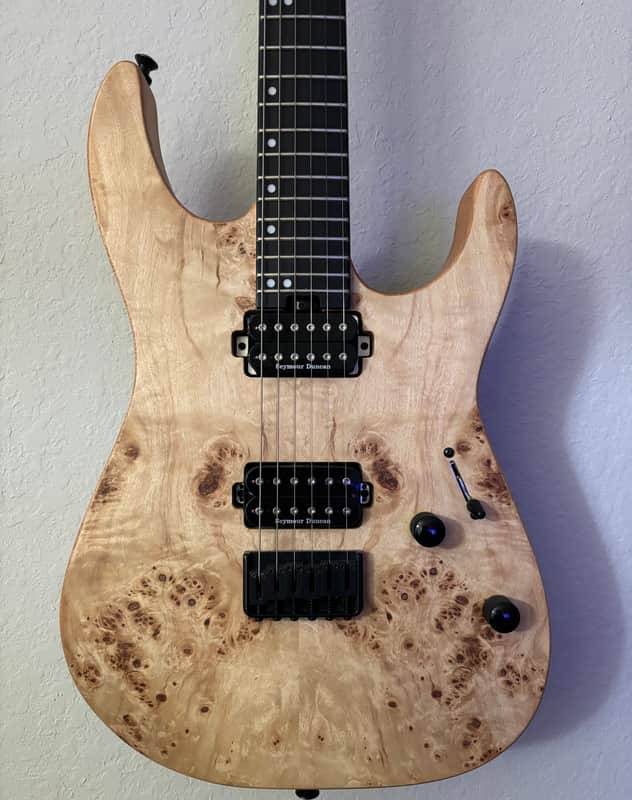 Charvel Pro-Mod DK24 HH HT E Burl Desert Sand image 1