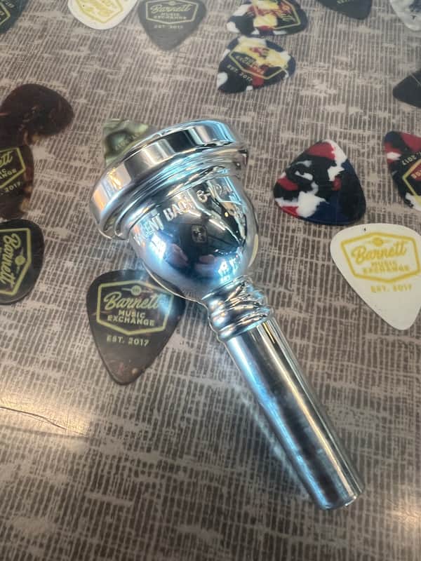 Bach 3506HAL Small Shank Tenor Trombone Mouthpiece - 6-1/2AL Cup in Silverplate image 1