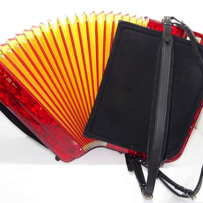 Perfect Excelsior 120 Bass Button Accordion, made in Italy, C System, Double Cassotto, 2538, includes Straps and Hard Case, Professional Accordian! image 12