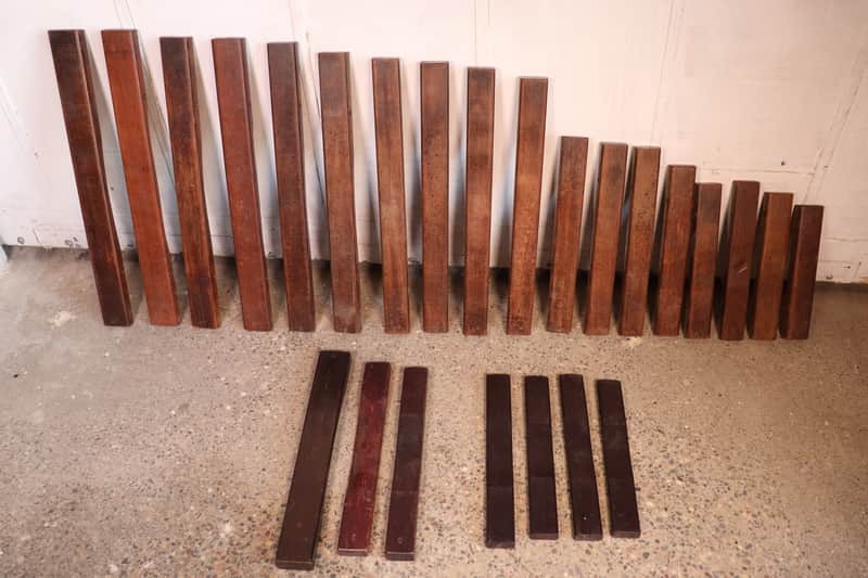Deagan Rosewood Marimba Bars Vintage 1920's image 1