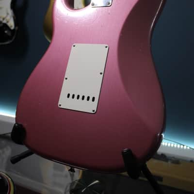 Fender CS Masterbuilt 63 Stratocaster Closet Classic by Greg Fessler 2015 - Burgundy Mist image 19