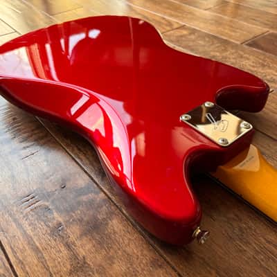 2010 Fender MG-69 Mustang Reissue Electric Guitar Candy Apple Red MIJ Japan image 14